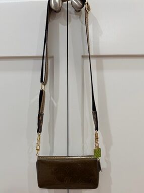 LV Monogram Vernis Zippy Wallet - Bronze, Bag Strap & Charm, Rose de Vents EDP